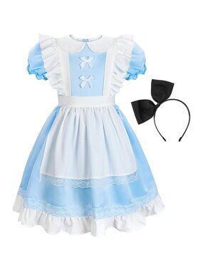 ReliBeauty Alice Princess Halloween Costume Dress Kids Size 12 US/150